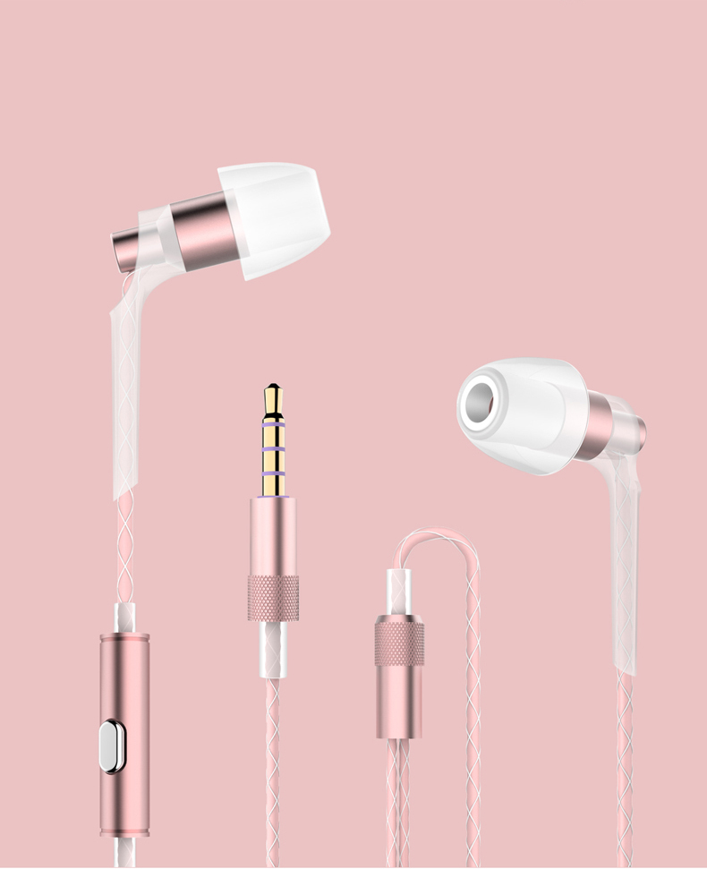 Fshang Smartphones Headset - Q3 Series - Rose Gold