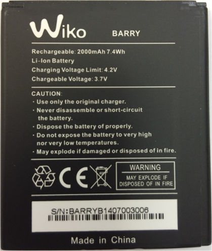 Wiko Rainbow Battery 2000 mAh 