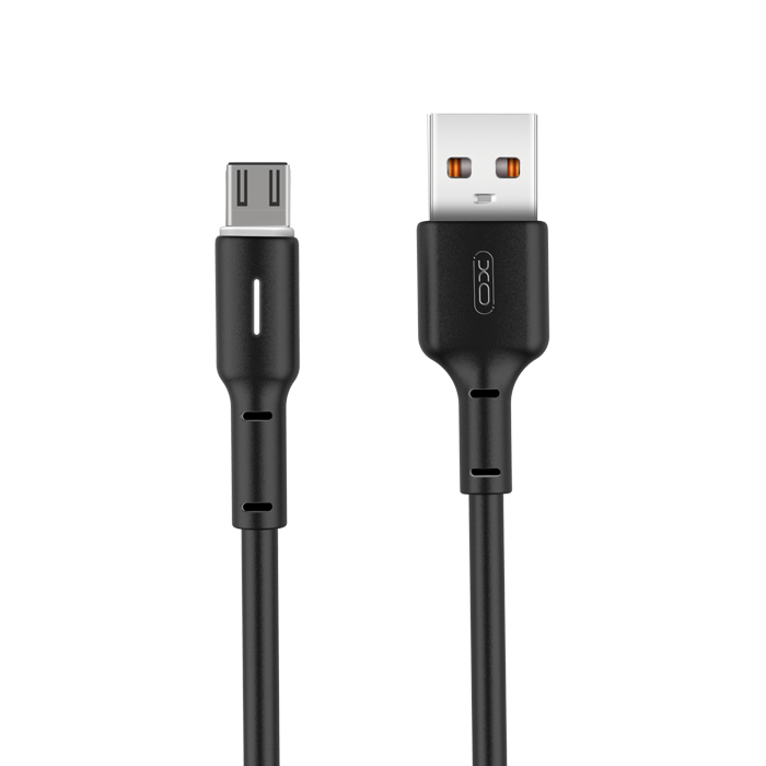 XO Fast Charging 3A LED Micro USB Cable - 100cm