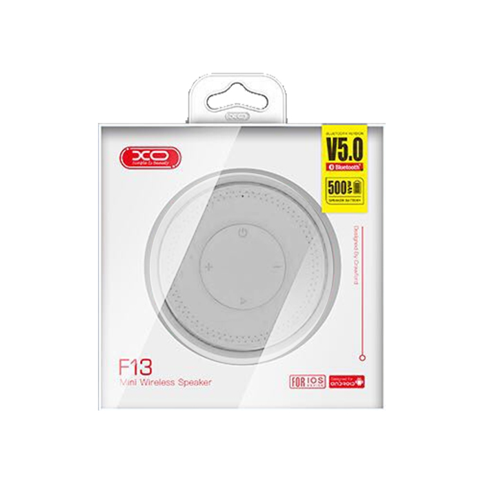 XO Mini Wireless Bluetooth Speaker - F13 - White