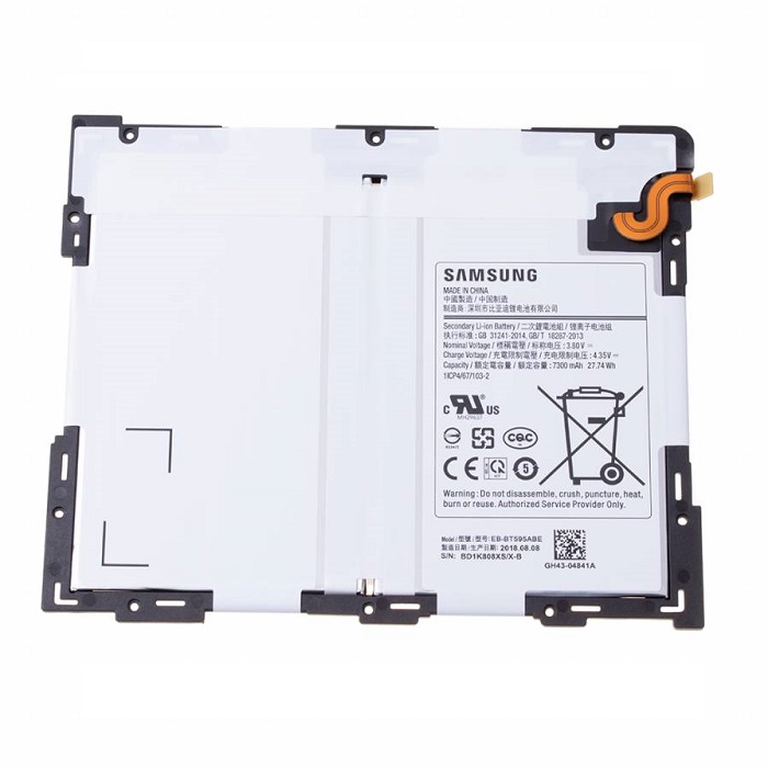 Samsung SM-T590 Galaxy Tab A 10.5 2018 (Wi-Fi)/SM-T595 Galaxy Tab A 10.5 2018 (4G/LTE) Battery EB-BT595ABE 7300 mAh - GH43-04840A 