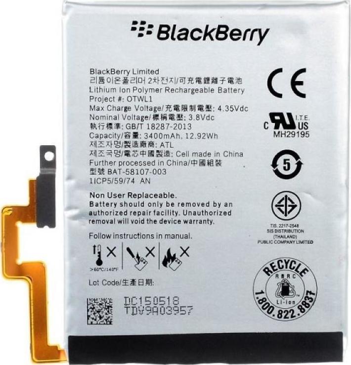 Blackberry Passport Battery 3400 mAh - BAT-58107-003 